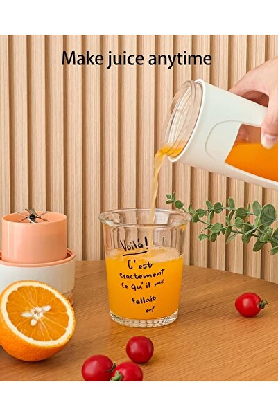 Hope Electric Citrus Juicer – Portable USB Rechargeable Fruit Juicer for Orange, Lemon, Grapefruit