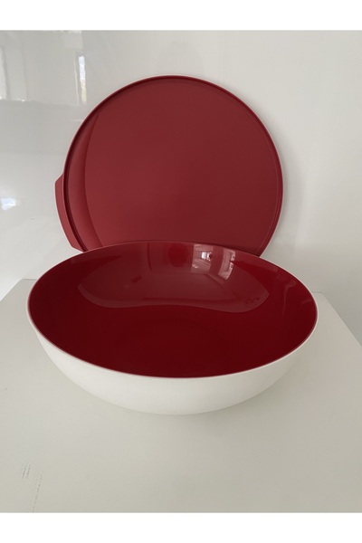 Tupperware berrak 3.5lt kırmızı saklama ve servis kabı