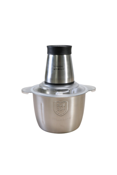 Silver Crest SIL-874 Electric Food Chopper - 600W, 3L, 6 Stainless Steel Blades