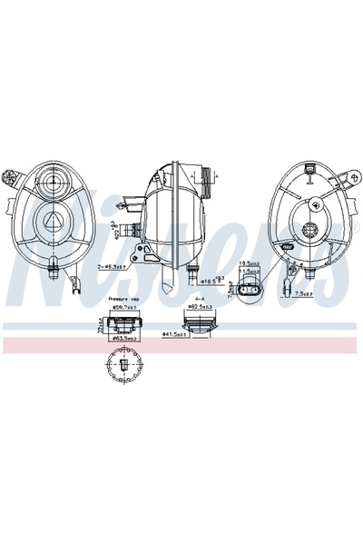 Nissens Vas de expansiune, set filtre de schimb, Mercedes E-CLASS (W213)