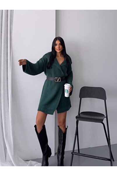 FRİYA Women's Knitwear Cardigan Coat