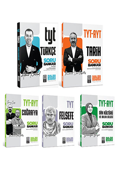 RETRO YAYINCILIK 2026 Model TYT Sözel Soru Bankası Seti Türkçe Tarih Coğrafya...