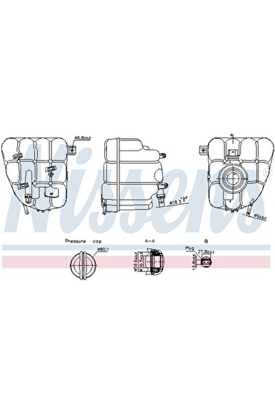Nissens Vas de expansiune, set filtre de schimb, Porsche CAYENNE (92A)
