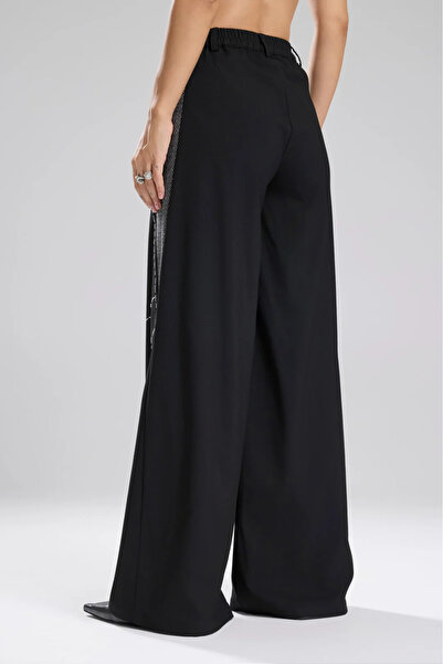 its basic tw3 Kadın Tüvit Kumaş Detaylı Tasarım Pantolon