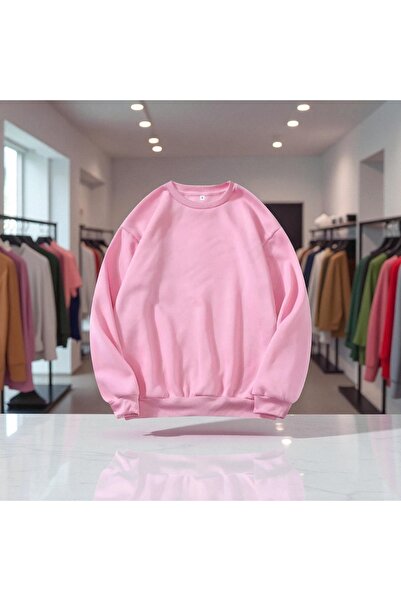 HerTarzınTrendi Hanorac unisex Basic 0 cu gâtul în formă de O, fără imprimare...