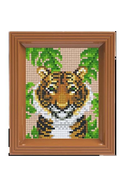 Pixelhobby Set Creativ Pixel Hobby, Tigru in jungla, 40 x 50 pixeli, Multicolor