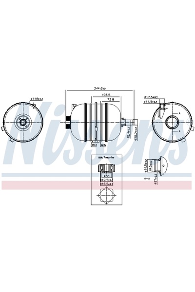 Nissens Vas de expansiune, set filtre de schimb, Peugeot 206+ (2L_, 2M_)