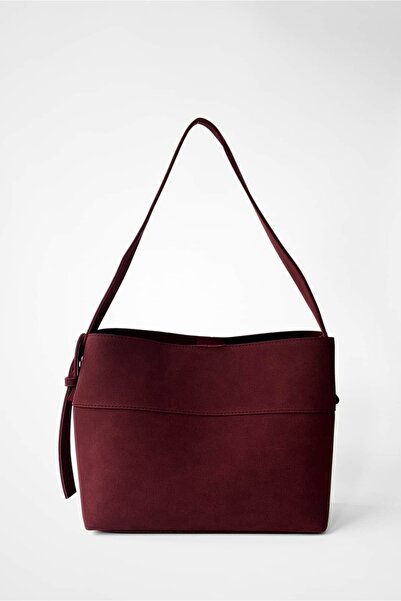 Yuka Atelier حقيبة تسوق تيرا من الجلد المدبوغ مع حزام قابل للتعديل