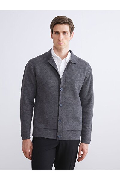 LC Waikiki Southblue Men's Knit Cardigan