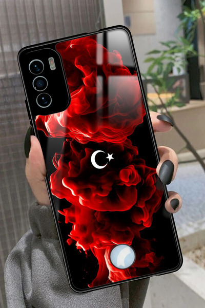 Reeder S19 Max Pro S Uyumlu Türk Bayrağı Tasarımlı Glossy Premium Kılıf
