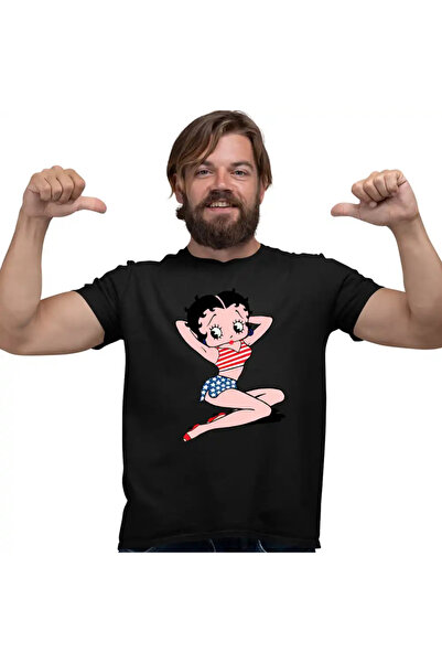 OEM Tricou Barbati Betty Boop America SUA