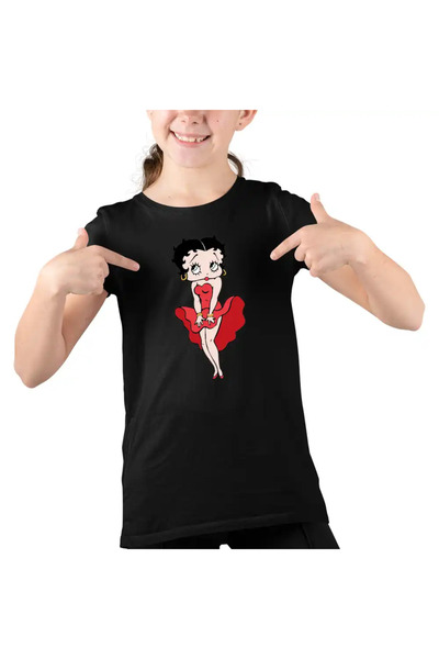 OEM Tricou Copii Fete Betty Boop Rochie Marilyn Monroe