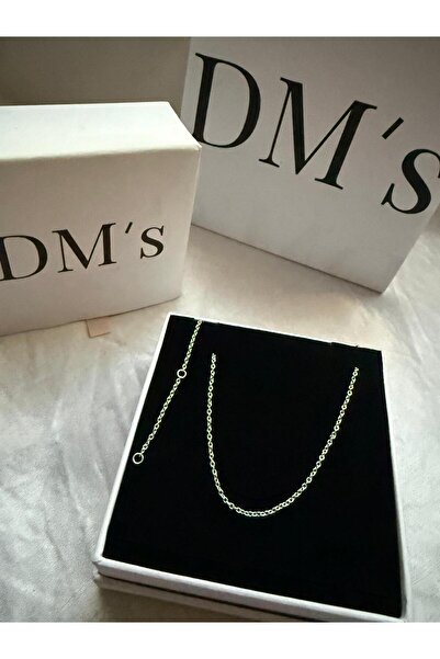 DM’s Silver Düz Zincir Gümüş Kolye