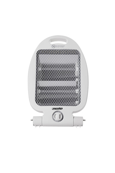 MESKO Quartz radiator MS 7710, 800W, 2 power levels, anti-tip protection, white