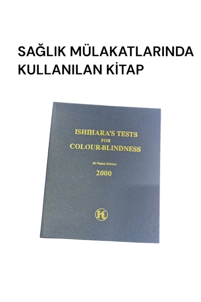 DYG RENK KÖRLÜĞÜ KİTABI 38 PLATES SAĞLIK MÜLAKATLARI İÇİN