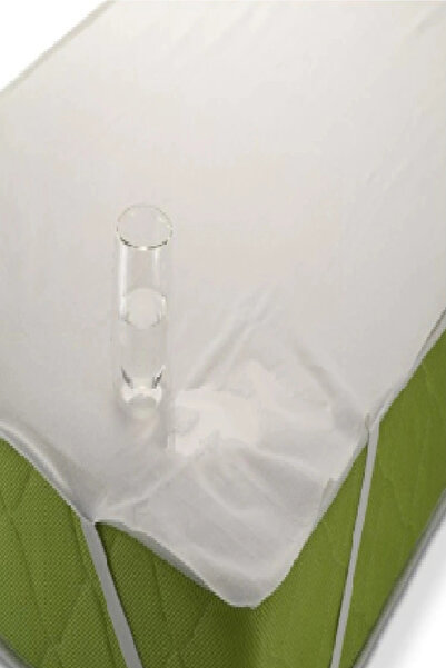 Divanev ﻿ غطاء سرير ديفانيف مقاس 150×150 سم مقاوم للسوائل من القطن مع زوايا مرنة