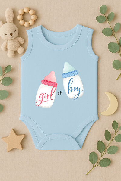 SVART WEAR Cute Baby Bodysuit with Printed Text and Snap Fasteners