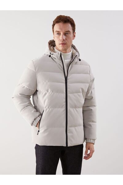 LC Waikiki Ανδρικό πουπουλένιο παλτό με κουκούλα LCWAIKIKI Classic Standard Fit