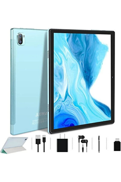 JUSTYŚ Tablet JUSYEA Tablet 10 Inch Android 12 Tablets J10 Black – 1TB