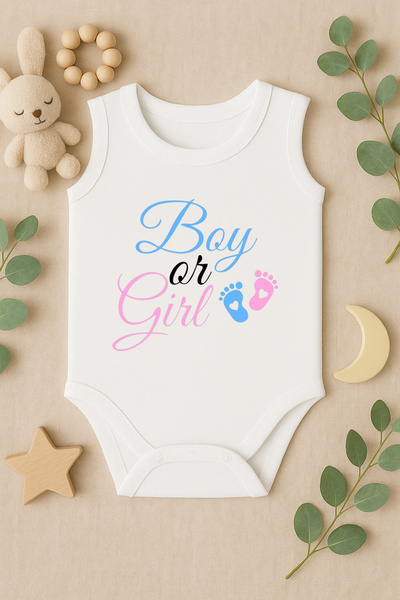 SVART WEAR Cute Baby Bodysuit with Printed Text and Snap Fasteners