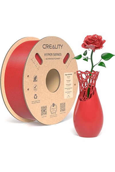 Creality Hyper Abs Kırmızı Filament 1.75mm 1000Gr - Urhanshop Yetkili Satış
