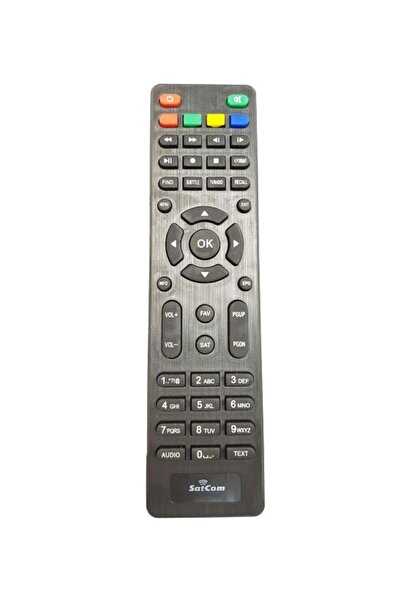 Generic Remote Control For Satcom Mini HD Receiver Black