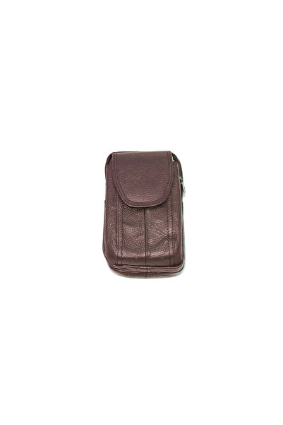 Magrot Geantă de umăr și curea, piele maro, 11 x 18 cm, 20236