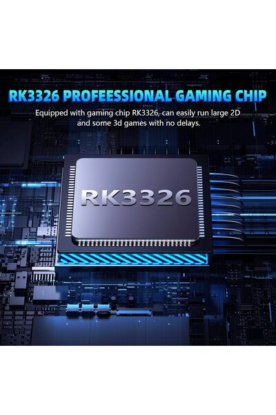 R36S R36MAX Retro Handheld Game Console (64GB, 4.0 inch IPS, 4000mAh) - Blue