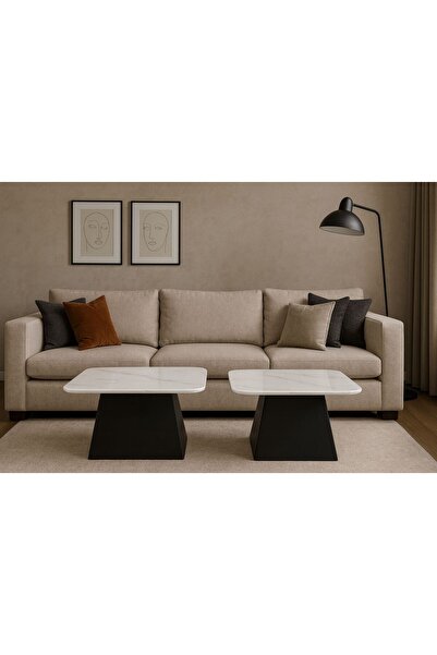 private house Valencia Ceramic Table Set - A touch of elegance in the heart of your home. White color.