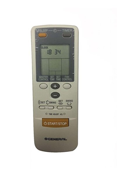 Generic جهاز التحكم عن بعد LCD لمكيف الهواء باللون البيج