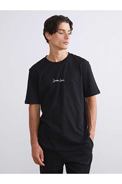LC Waikiki Crew Neck Printed Combed Cotton Men's T-Shirt