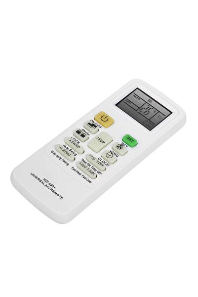 Generic Universal LCD Screen Remote Control For Air Conditioner - White