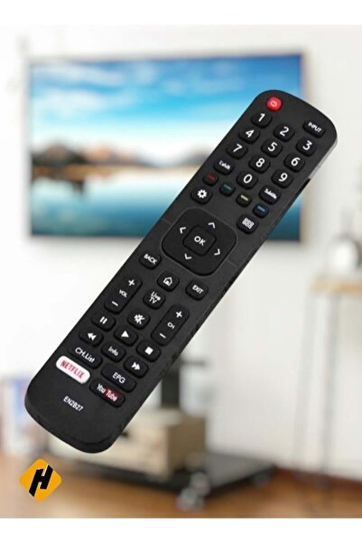 Generic Remote Control Replacement And Backup Accessory For Hisense Television - Black