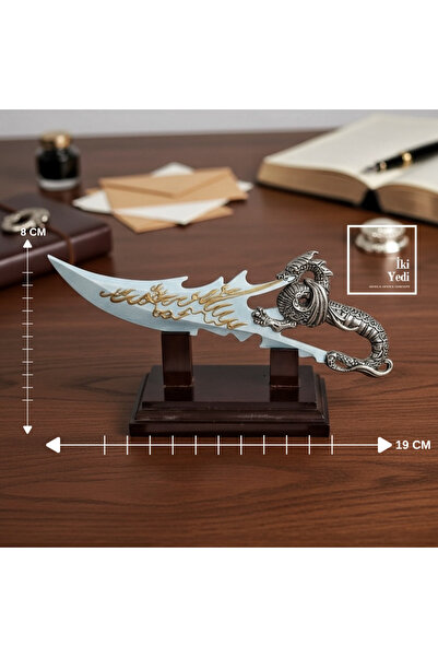77 Ejderha Temalı Mektup Zarf Açacağı Masaüstü Obje Metal Mini Kılıç Model Of...