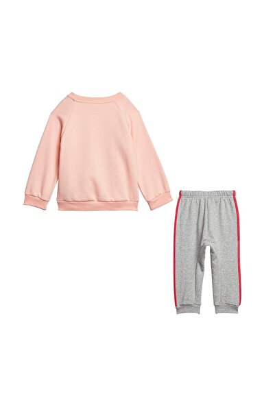 adidas 3-Stripes Fleece Tracksuit GE0003, Girls, Pink, 86