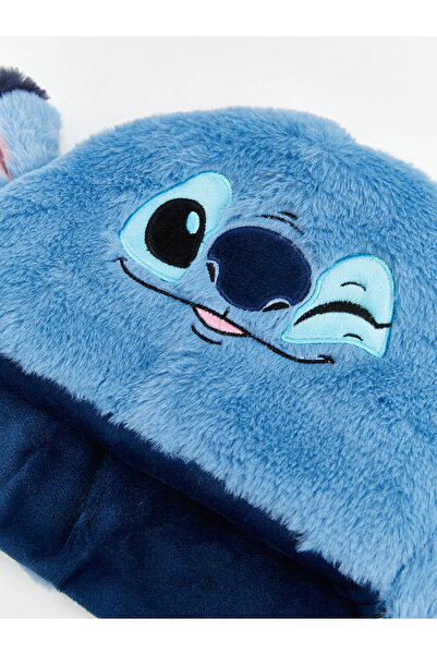 LC Waikiki LCW ACCESSORIES YEBU Mavi Stitch Nakışlı Erkek Çocuk Kar Şapkası