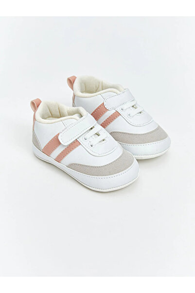 LC Waikiki LCW STEPS Beyaz YEBU Bağcık Ve Cırt Cırtlı Kız Bebek Spor Ayakkabı