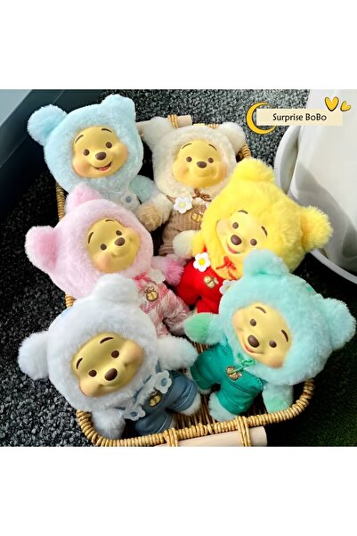 TOPTOY Winnie The Pooh Candy Bear Series Plush Blind Box Figure Toy Brand New