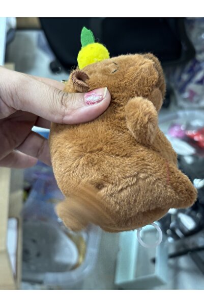 SANRIO Capybara capybara tail rotating soft plush figure toy keychain bag ornament carm high quality