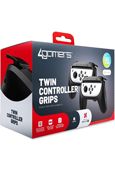 4Gamers قبضة Joy-Con لجهاز Switch 2 - عبوة مزدوجة من