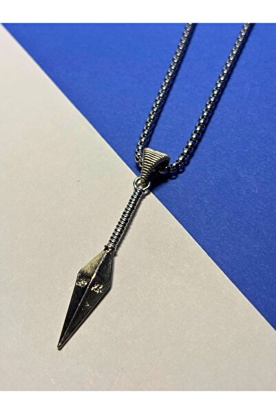 LapisButik Özel Yapım Paslanmaz Çelik Zincir Erkek Kolye