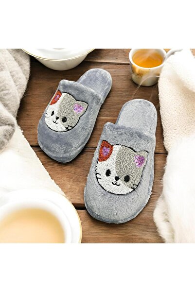 Lion Women's Fluffy House Slippers Dowry Gift Stylish Slippers