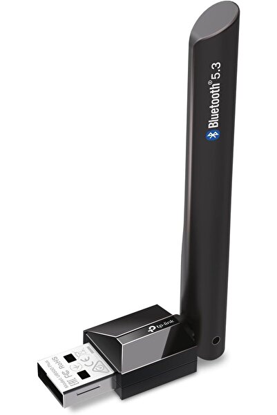 TP-LINK USB Bluetooth Adapter UB500 Plus — Bluetooth 5.3 Long Range, Plug & Play, Adjustable Anten