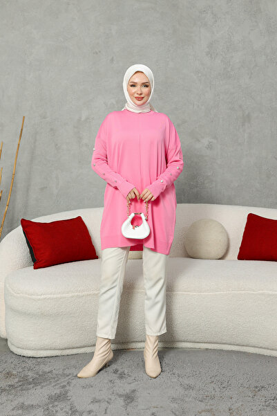 NEW DAĞ Tunic with Button Detail on the Sleeves