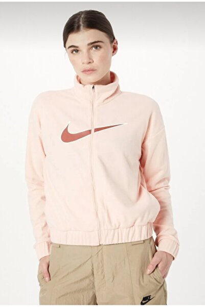 Nike Dri-Fit Swoosh Graphic Running Full-Zip Kadın Ceket