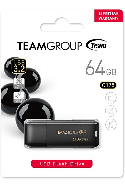 Other TEAMGROUP USB Flash Drive 64GB Model TC175364GB01 (C175)