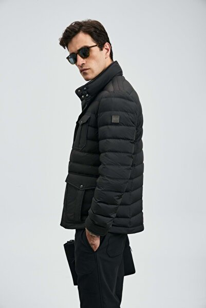 Lufian 112120242 Daniel Kaz down Men's Coat Black