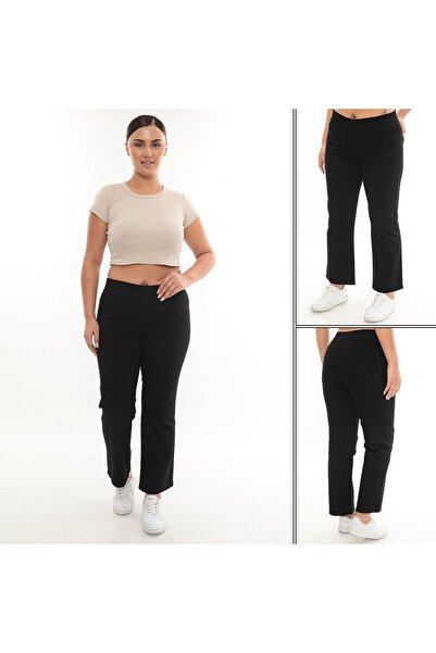 AZEM KOTÇU بنطلون جينز نسائي عالي الخصر من الليكرا بتصميم أنبوبي