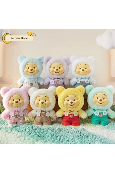 TOPTOY Winnie The Pooh Candy Bear Series Plush Blind Box Figure Toy Brand New