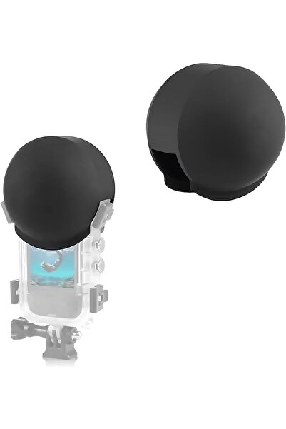 SRUIM غطاء حماية من السيليكون لعدسة Insta360 One X3 (أسود)